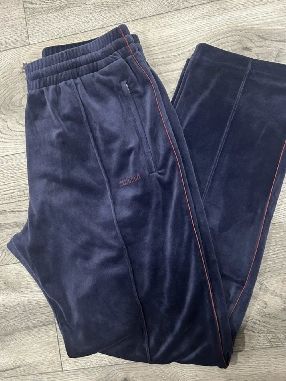 PUMA x JJJJound Velour Tracksuit Bottom Pants - Blue Medium